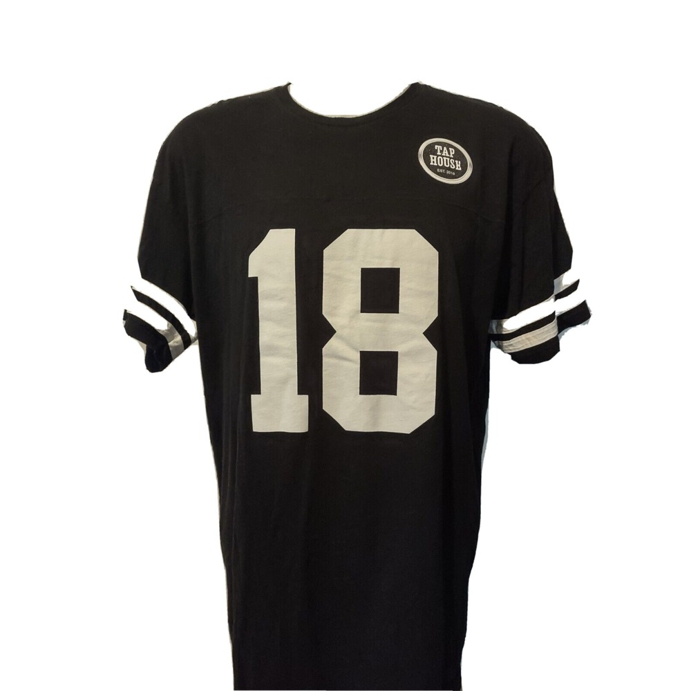 LAT Apparel Shirt 2XL Mens Tap House Tropicana Laughlin 18 Jersey Black Bold Tee